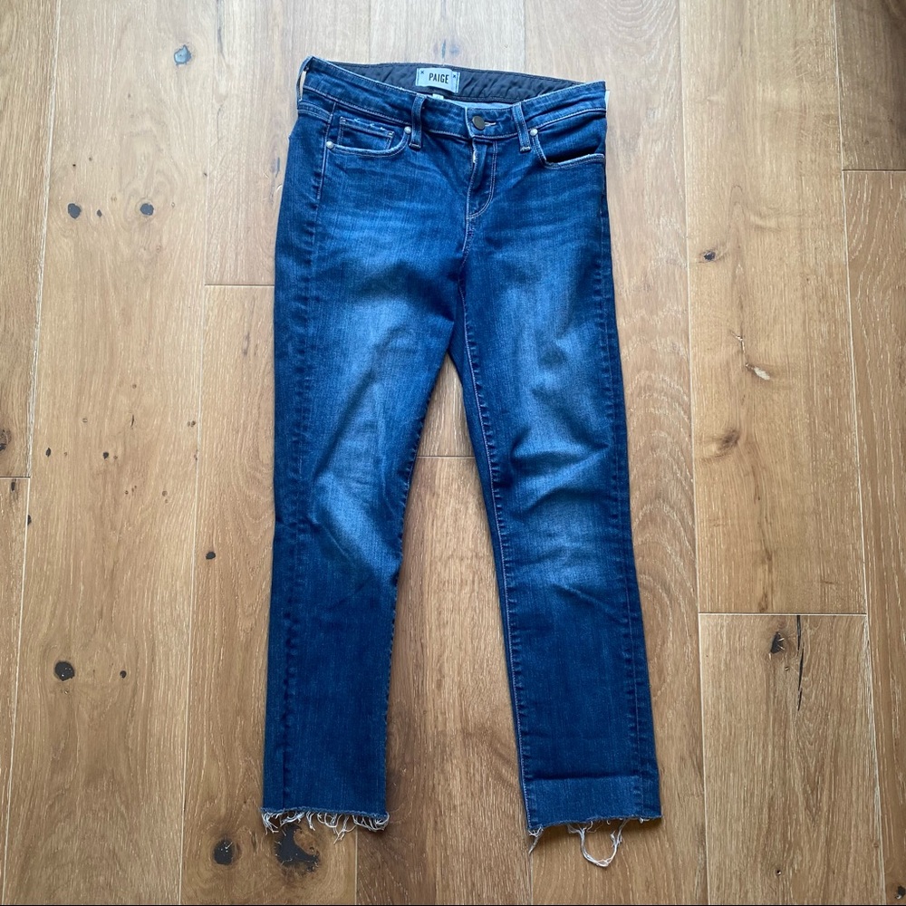 Paige Skyline Ankle Peg Jeans Size 27